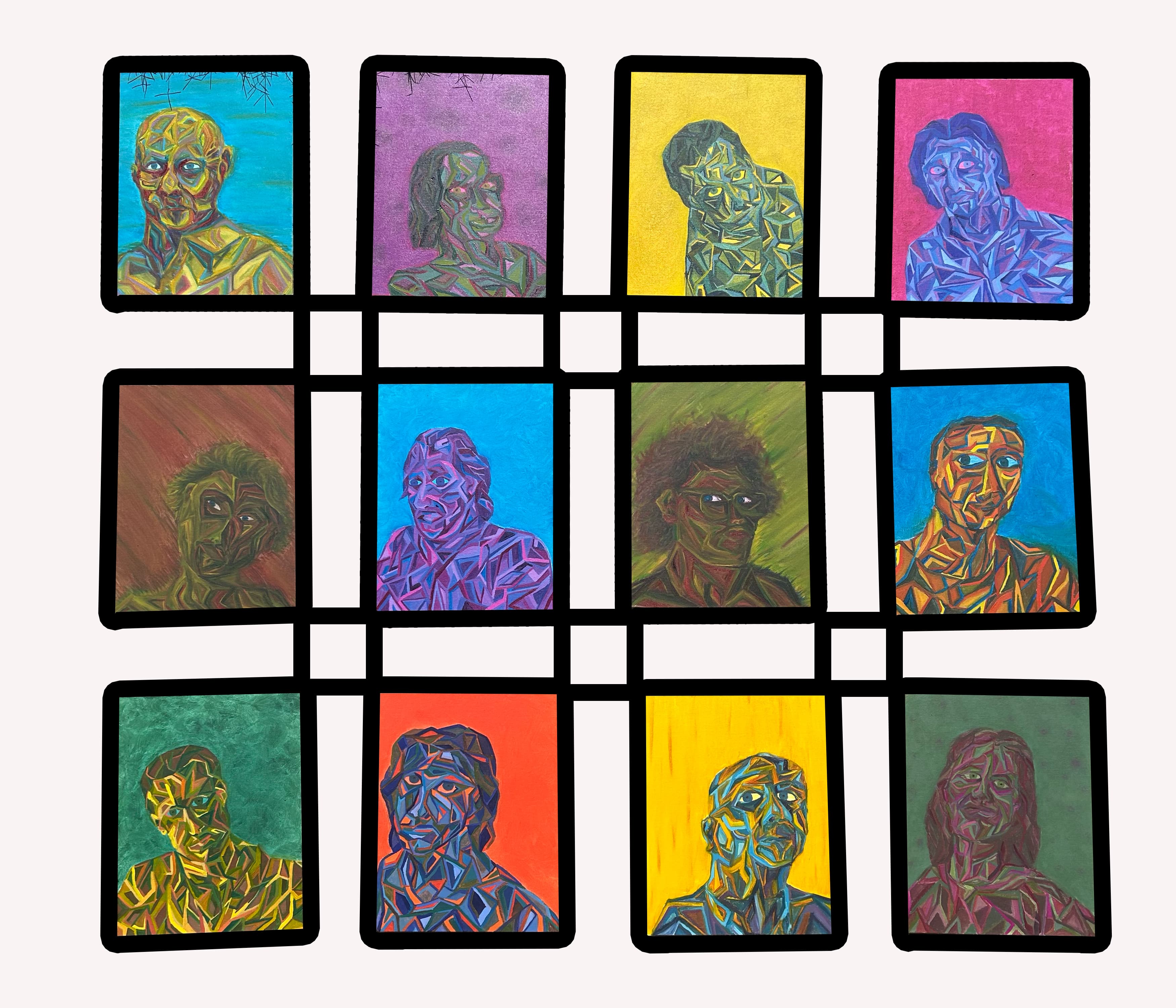 Portrait grid